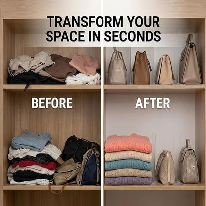 Acrylic Shelf Dividers for Closet Organization - Image 6