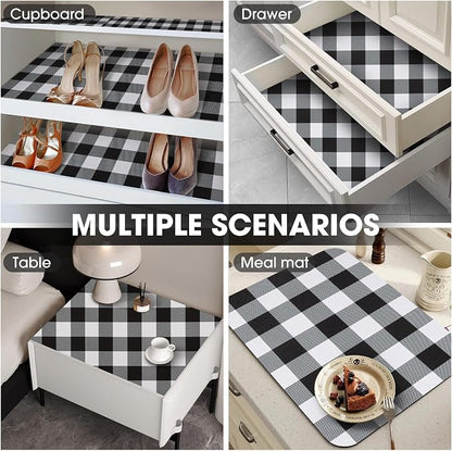 Drawer and Shelf Liner, Non-Slip Kitchen Cabinet Liners Non-Adhesive Thick - Image 8