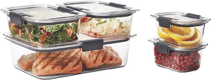 Rubbermaid Brilliance Food Storage Containers, Leak-Proof - Image 2