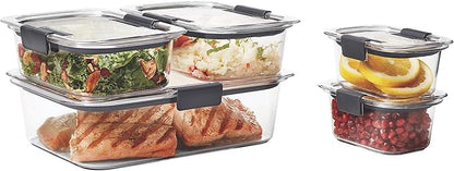Rubbermaid Brilliance Food Storage Containers, Leak-Proof - Image 2