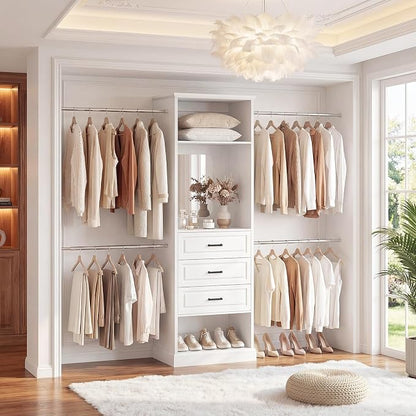 Unikito Closet System, 4FT - 9FT Closet Organizer - Image 2