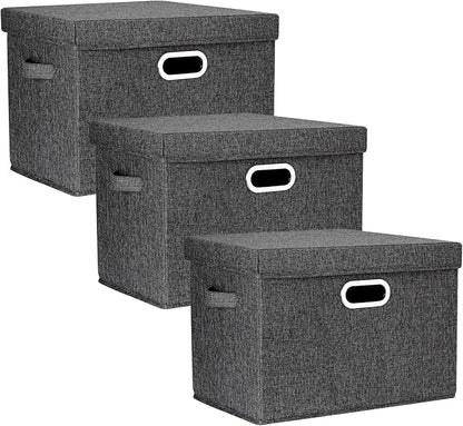 TYEERS Large Collapsible Storage Bins by StorageOrganization