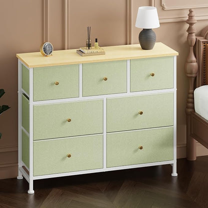 Sweetcrispy 7 Drawer Dresser for Bedroom Storage - Image 2