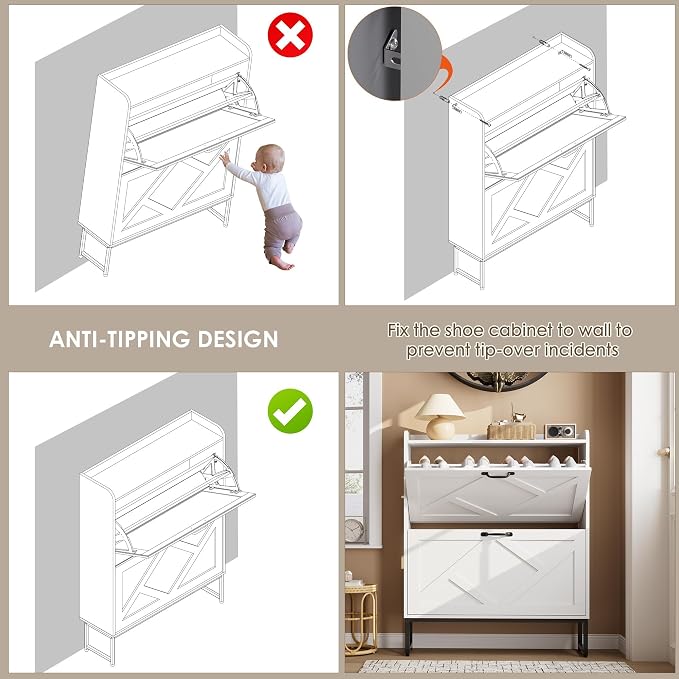 Nicetree Shoe Storage Cabinet - Image 5