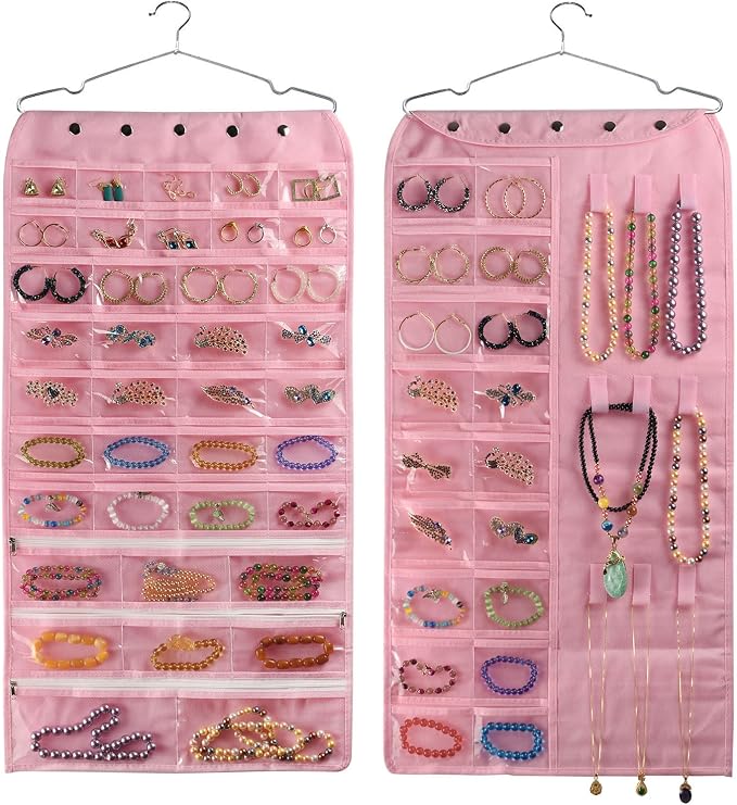 BB Brotrade Hanging Jewelry Organizer, Accessories Organizer, 56 Pocket by BB+Brotrade