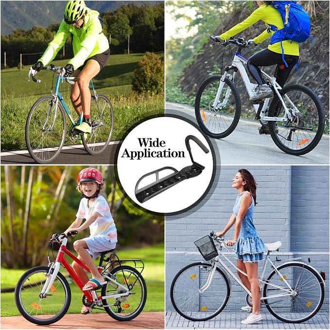 DkOvn 4 Pack Bike Rack Garage Wall Mount, - Image 7