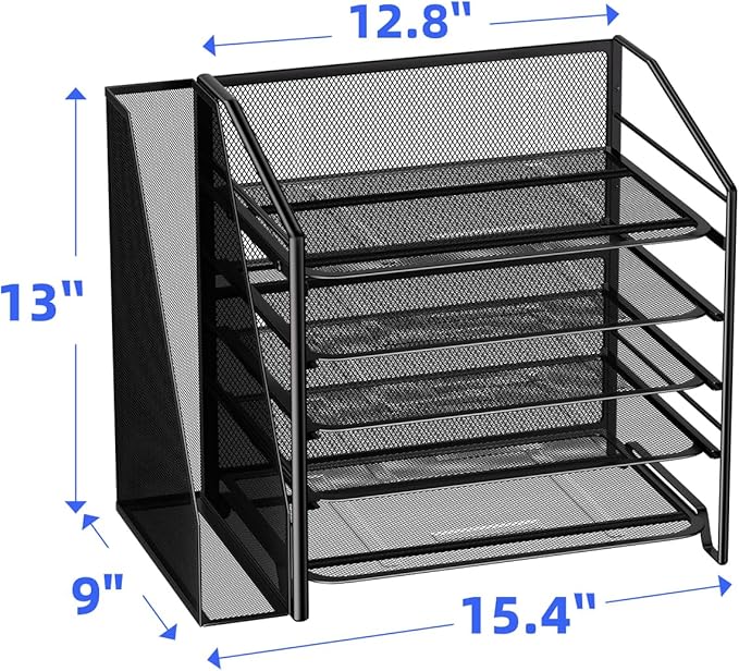 Simple Trending 5-Tier Desk File Organizer - Image 7