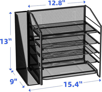 Simple Trending 5-Tier Desk File Organizer - Image 7