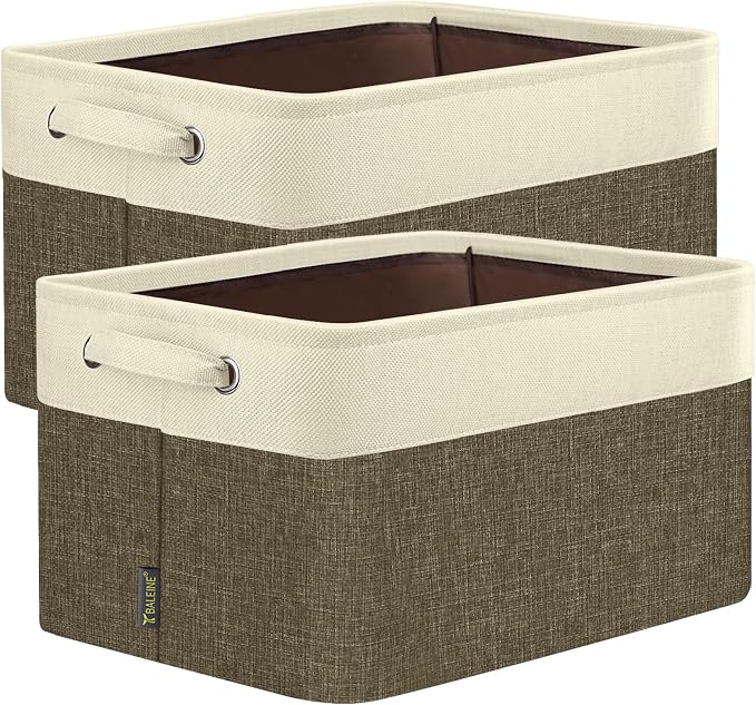 BALEINE 2 Pack Fabric Storage Bins by BALEINE
