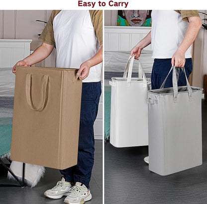 efluky Slim Laundry Basket, Narrow Laundry Hamper - Image 5