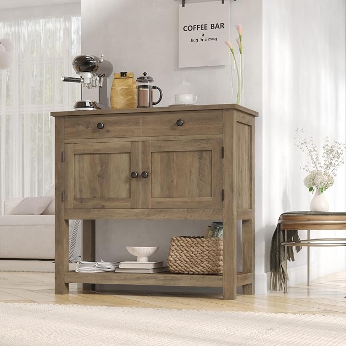 HOSTACK Farmhouse Console Table by HOSTACK