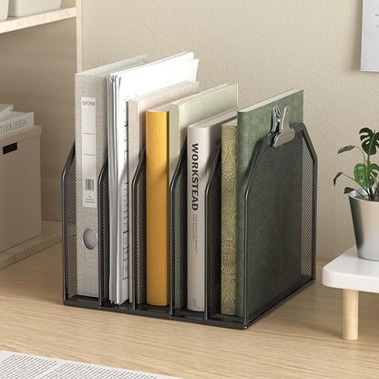 Metal 5-Section File Folder Organizer - Image 2