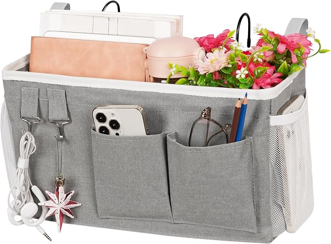 Lilithye Bedside Caddy Bedside Organizer Bedside Storage Caddy by Lilithye