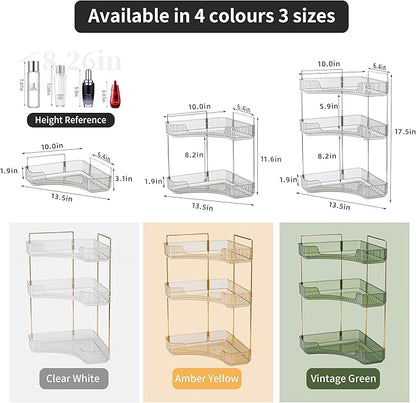 YCIA&DONE Corner Bathroom Counter Organizer, Makeup Organizer - Image 5