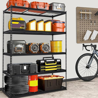 GarveeTech Heavy Duty Garage Shelving Unit, 60 in L x 24 in W x 78 in H - Image 2