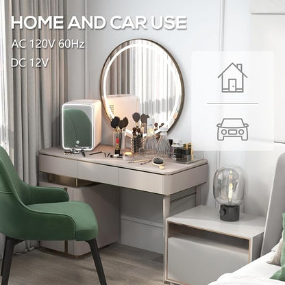 HOMCOM Mini Fridge for Bedroom or Car - Image 5