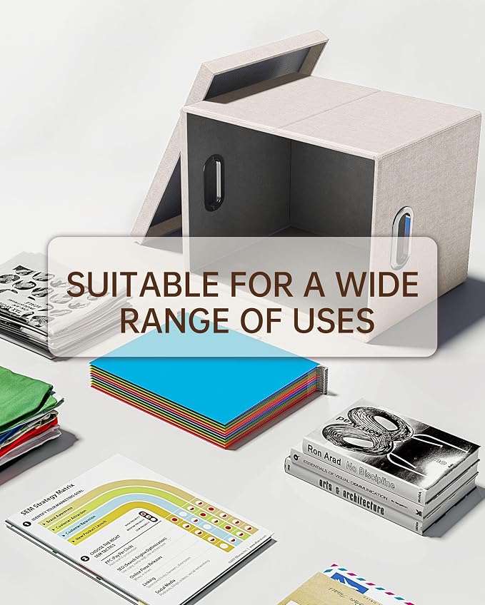 2 Pack File Storage Organizer, Document Organizer, Portable File Box - Image 6