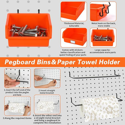 296 PCS Extra Thick Pegboard Hooks - Image 6