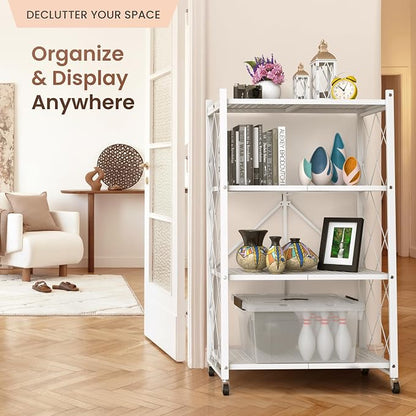 Our Modern Space 4-Tier Foldable Storage Shelf - Image 6