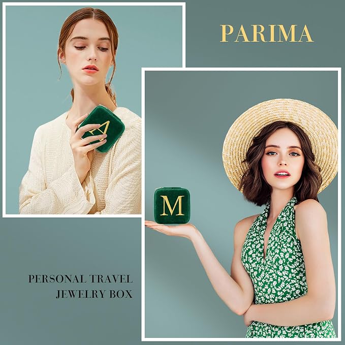 Parima Plush Velvet Travel Jewelry Case Jewelry Box - Image 2