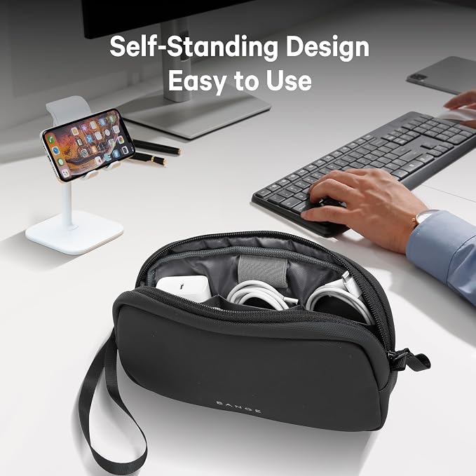 BANGE Travel Organizer Case, Water Resistant Electronics Travel Bag Organizer - Image 6