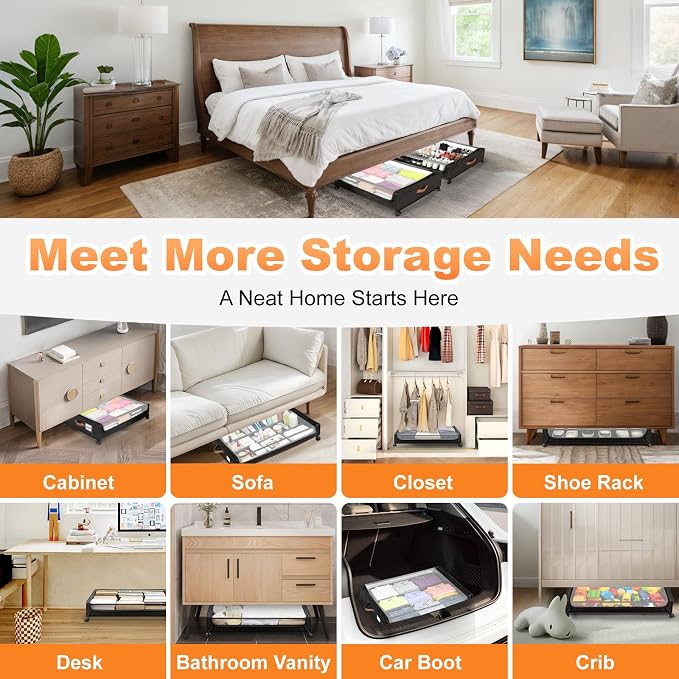 80L Larger Under Bed Storage - Image 8