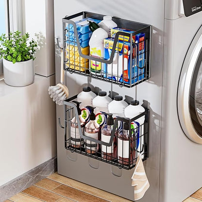 Magnetic Shelf for Fridge, Fruit Potato and Onion Storage Bins, Magnetic Spice - Image 8