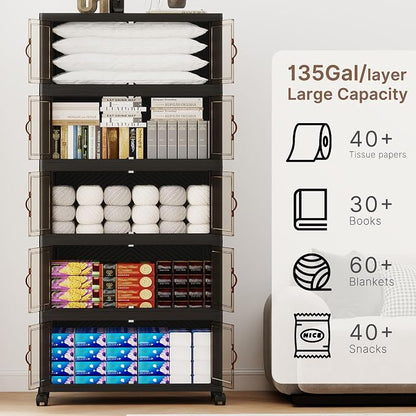 620QT Extra Large Stackable Storage Bins - Image 3