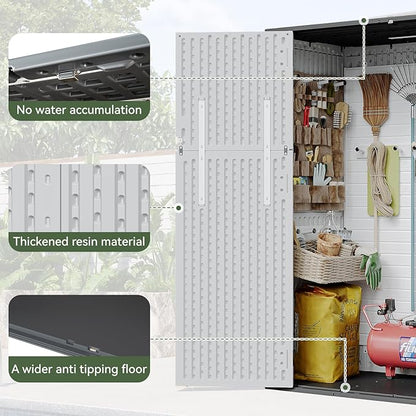 Aoxun Outdoor Storage Shed - Image 2