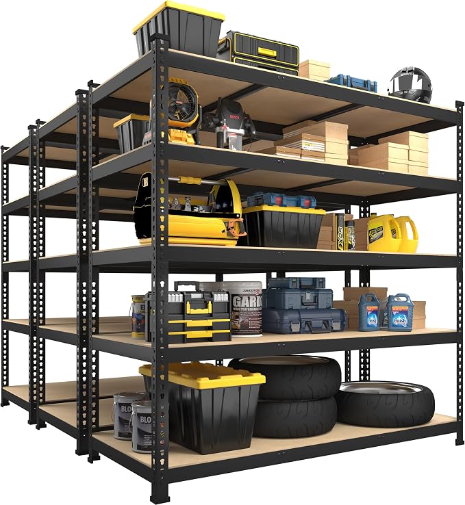 PrimeZone 47" W x 23.6" D x 71" H Large Heavy Duty Storage Shelves by PrimeZone