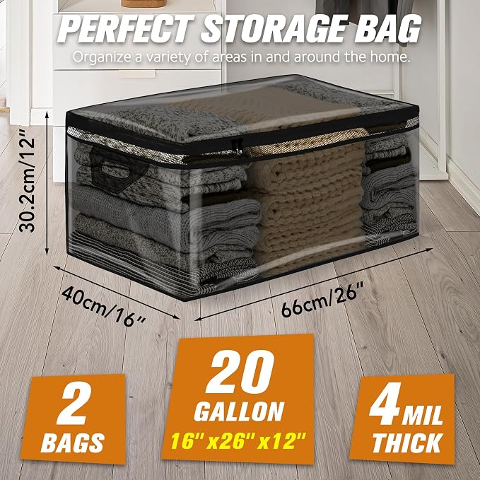 HIBAG 20 Gallon Large Storage Bag - Image 2