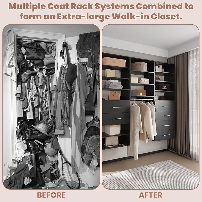 4-Drawer Stackable Storage Organizer Unit - Image 6