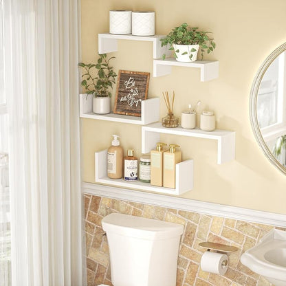 SRIWATANA White Floating Shelves - Image 7