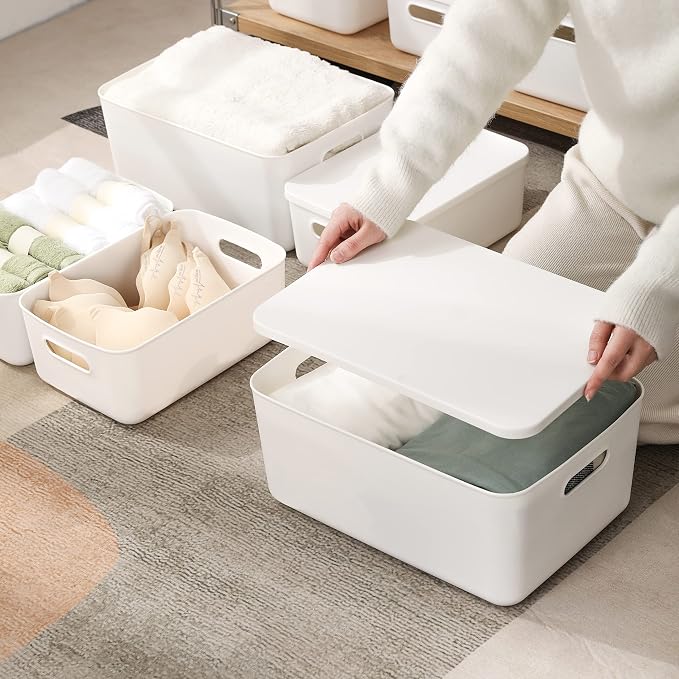 Plastic Storage Baskets Bins Boxes - Image 3