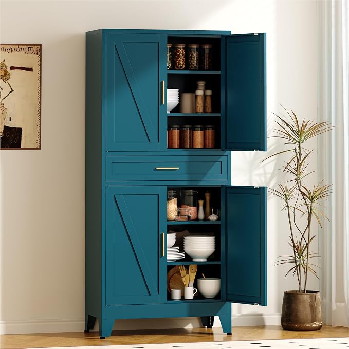 COFaR 71" Metal Pantry Cabinet by COFAR