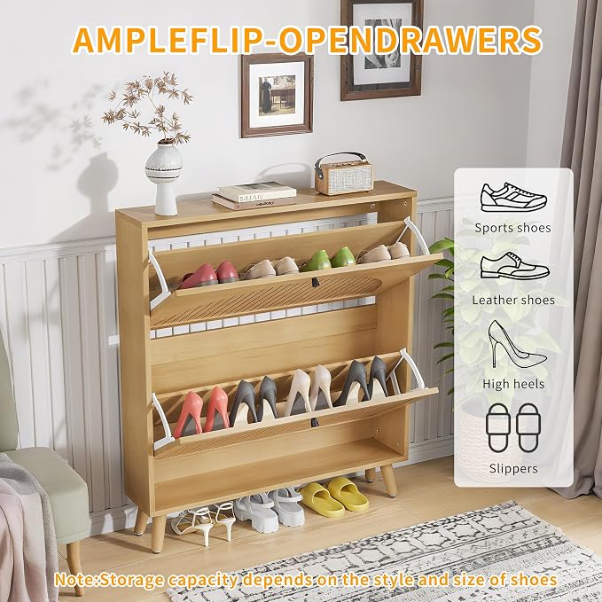 Fsbecl Shoe Storage Cabinet for Entryway - Image 7