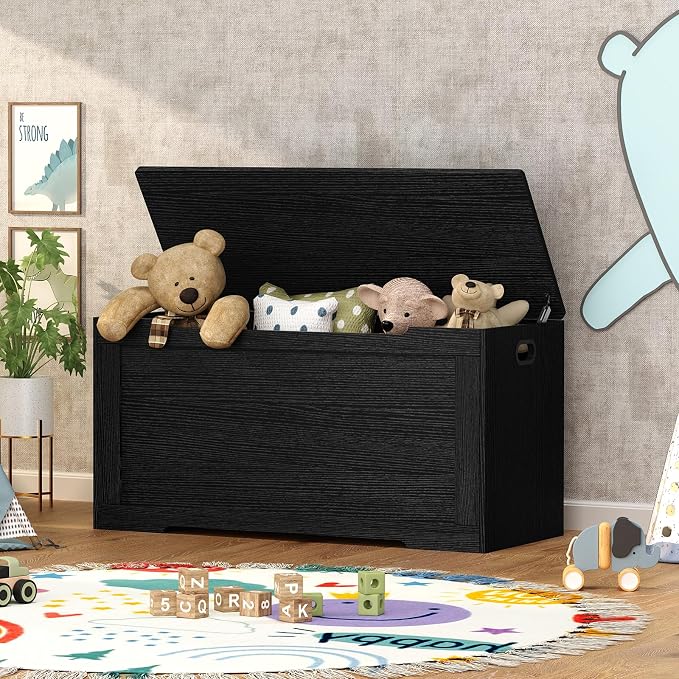 usikey 39.4” Storage Chest, Toy Chest, Toy Box - Image 2