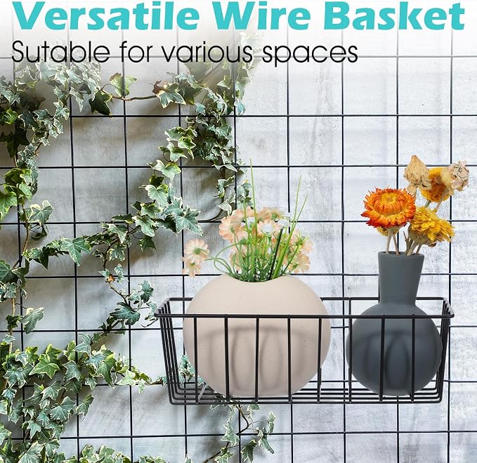 10 PCS Hanging Wire Baskets for Organizing - Image 6