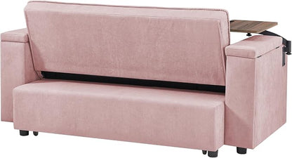 hansones ​66" Multi-Functional Pull-Out Sofa Bed - Image 7