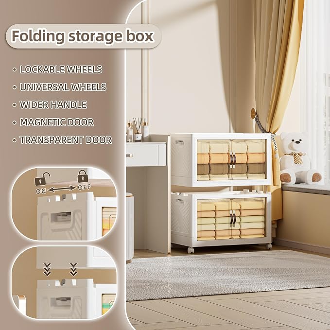 168 QT / 42 Gal Heavy Duty Double Door Storage Cabinet - Image 5
