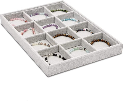 Juvale Velvet Stackable Jewelry Organizer Tray - Image 4