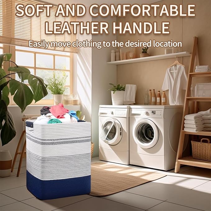 DOFASAYI Laundry Basket - 85L Large Woven Baskets - Image 6