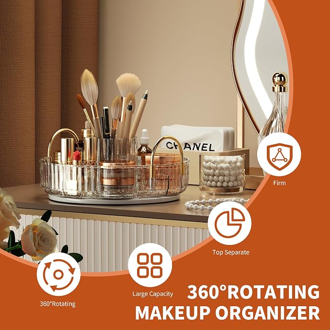 YCIA&DONE Rotating Makeup Organizer - Image 4
