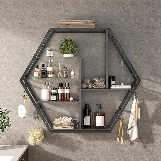 Saudism Floating Shelves with Lights, Led Shelves - Image 9