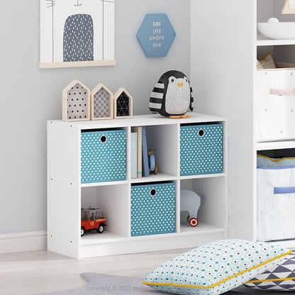 Furinno BASIC Book Shelf, 6-Cube Bookshelf - Image 2