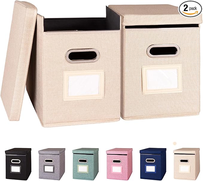 2 Pack Hanging File Folders Organizer by ComfortKeeper