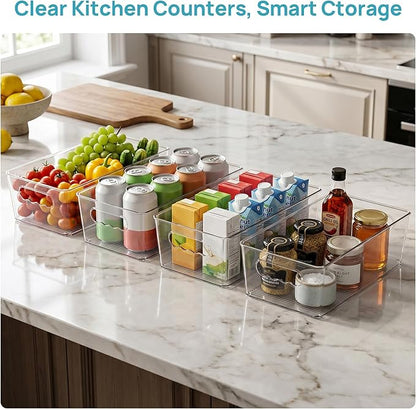 Vtopmart 8pcs Clear Storage Bins - Image 4