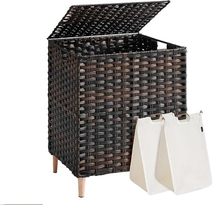 SONGMICS 2-Section Laundry Hamper by Unknown