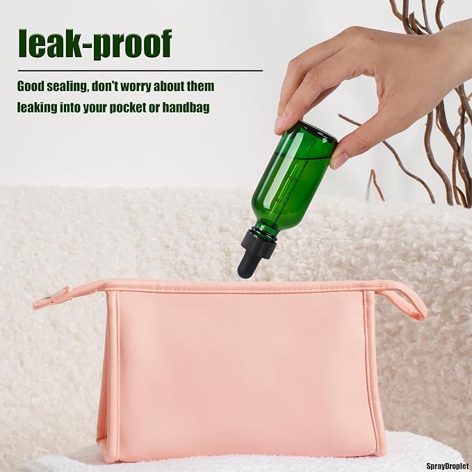 48 Pcs, 2oz Glass Dropper Bottle, Leakproof Tincture Bottles - Image 5