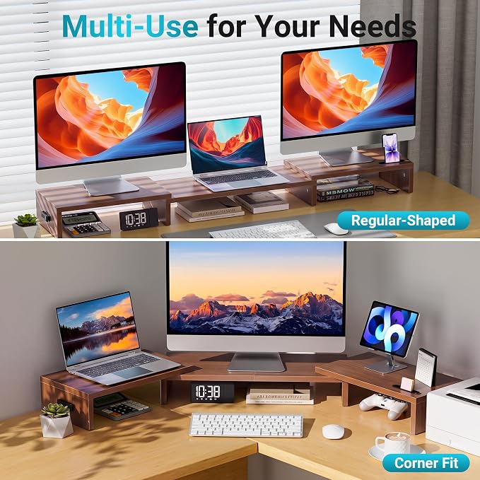 BONTEC Triple Monitor Stand Riser - Image 7